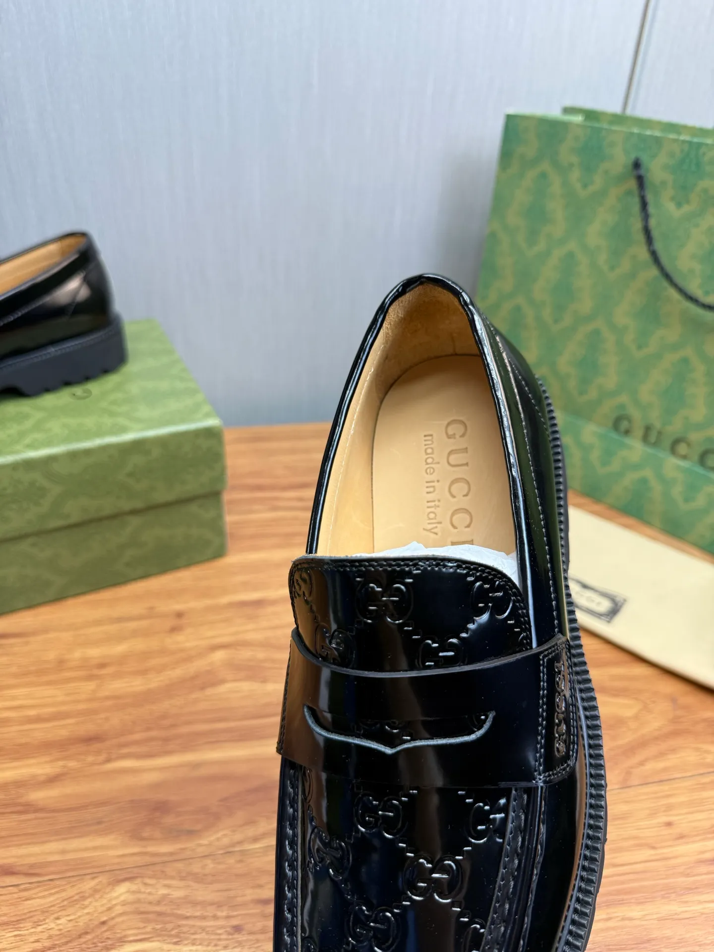 Factory price 580💰 GUCCI. Gucci men's business casual leather shoes, luxurious and noble👞All imported original brand leather materials, just to create a more comfortable wearing experience, upper: original cowhide. Frosted cowhide➕Imported full cowhide, original outsole✔️16-45 (45 non-refundable)
